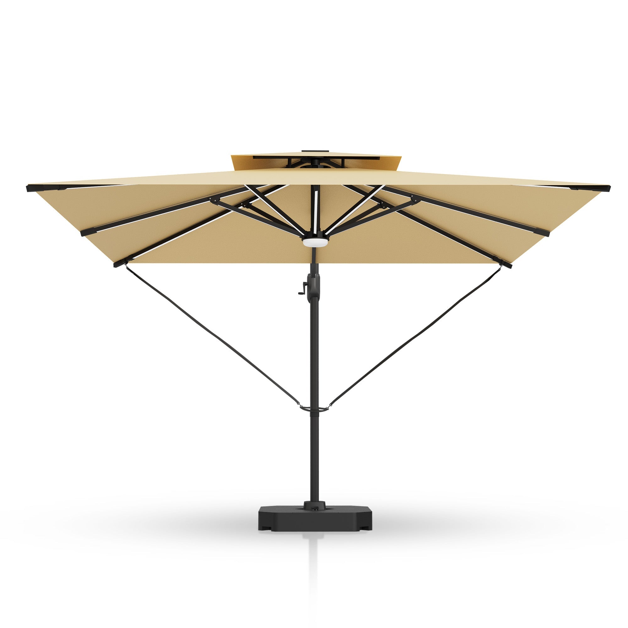 Sunvanta Stabilizing Straps for Cantilever Umbrella – Adjustable Wind Support Tie-Down Set
