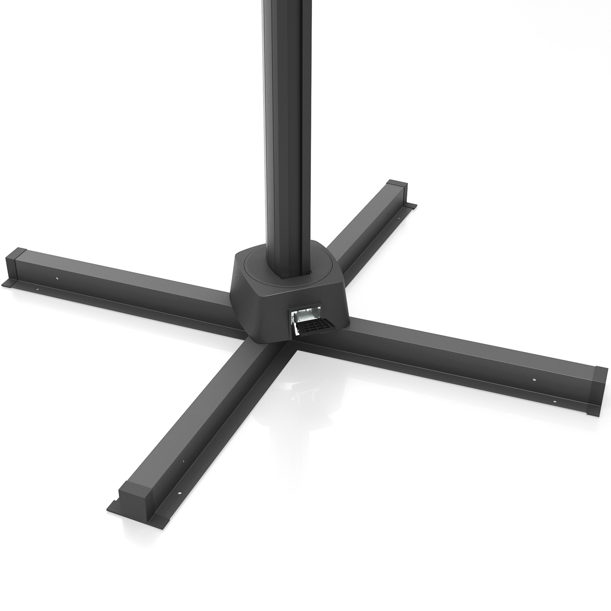 Sunvanta Cantilever Umbrella Cross Base – Heavy-Duty Steel Frame for Weighted Support