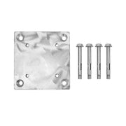 Sunvanta Auron Series Concrete Installation Kit – In-Ground Anchor Plate for Cantilever Umbrellas