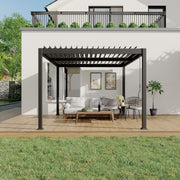Sunvanta Atlantic™ 10 × 10 ft Aluminum Louvered Pergola – Adjustable Louvers for Patio & Garden