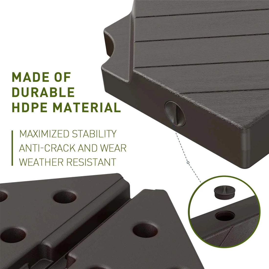 Durable HDPE for Lasting Outdoor Stability