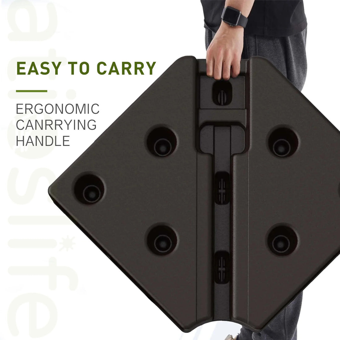 Ergonomic Handle for Easy Carrying
